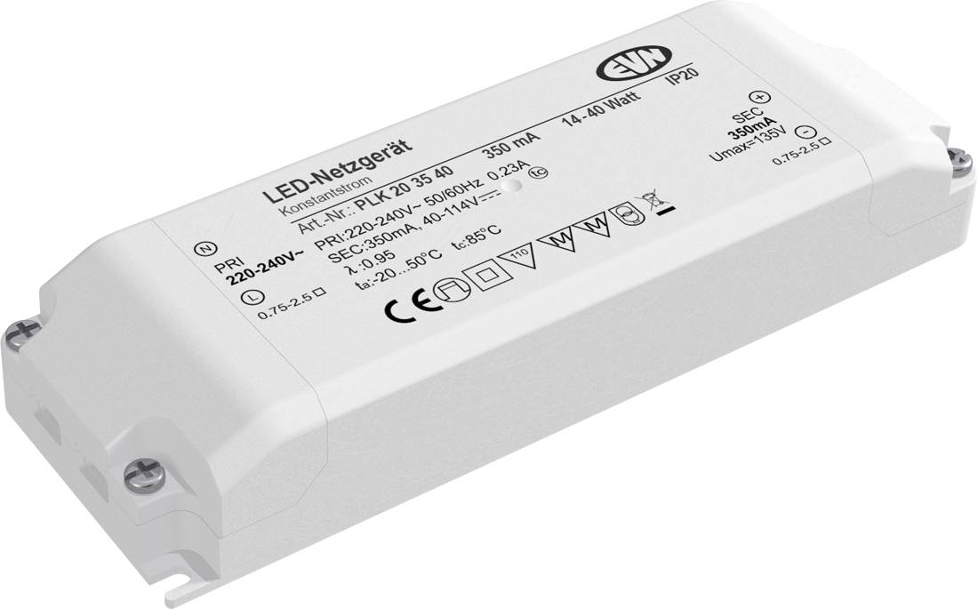 Weißes LED-Stromversorgungstreiber mit der Bezeichnung „LED-Netzgerät