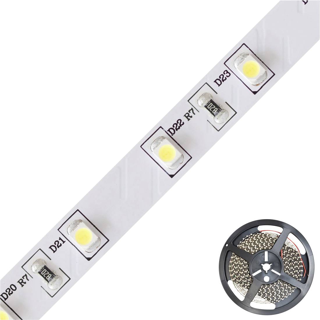 EVN SB2024302802 LED-Streifen EEK: D (A - G) mit offenem Kabelende 24 V 5 m Warmweiß 1 St.