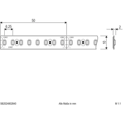 EVN SB2024802840 LED-Streifen EEK: C (A - G) mit offenem Kabelende 24V 5m Neutralweiß 1St. EVN SB2024802840 LED-Streifen EEK: C (A - G) mit offenem Kabelende 24V 5m Neutralweiß 1St.