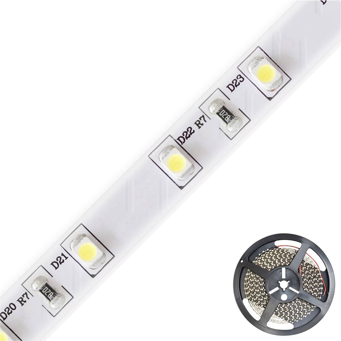 EVN SB5424302802 LED-Streifen EEK: E (A - G) mit offenem Kabelende 24V 5m Warmweiß 1St.