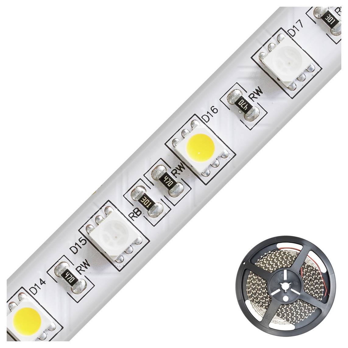EVN SB672430509902 LED-Streifen EEK: F (A - G) mit offenem Kabelende 24V 5m RGBW 1St.