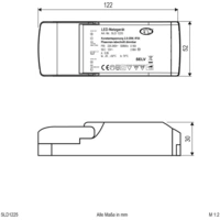 EVN SLD1225 LED-Trafo Konstantspannung 12 V/DC dimmbar 1St. EVN SLD1225 LED-Trafo Konstantspannung 12 V/DC dimmbar 1St.