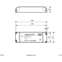 EVN SLD1250 LED-Trafo Konstantspannung 12 V/DC dimmbar 1St. EVN SLD1250 LED-Trafo Konstantspannung 12 V/DC dimmbar 1St.