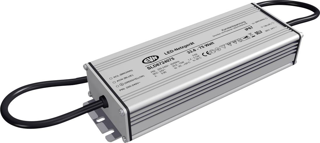 EVN SLD6724075 LED-Trafo Konstantspannung 24 V/DC dimmbar 1 St.