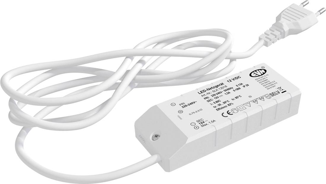 EVN SLK12018 LED-Trafo Konstantspannung 12 V/DC 1St.