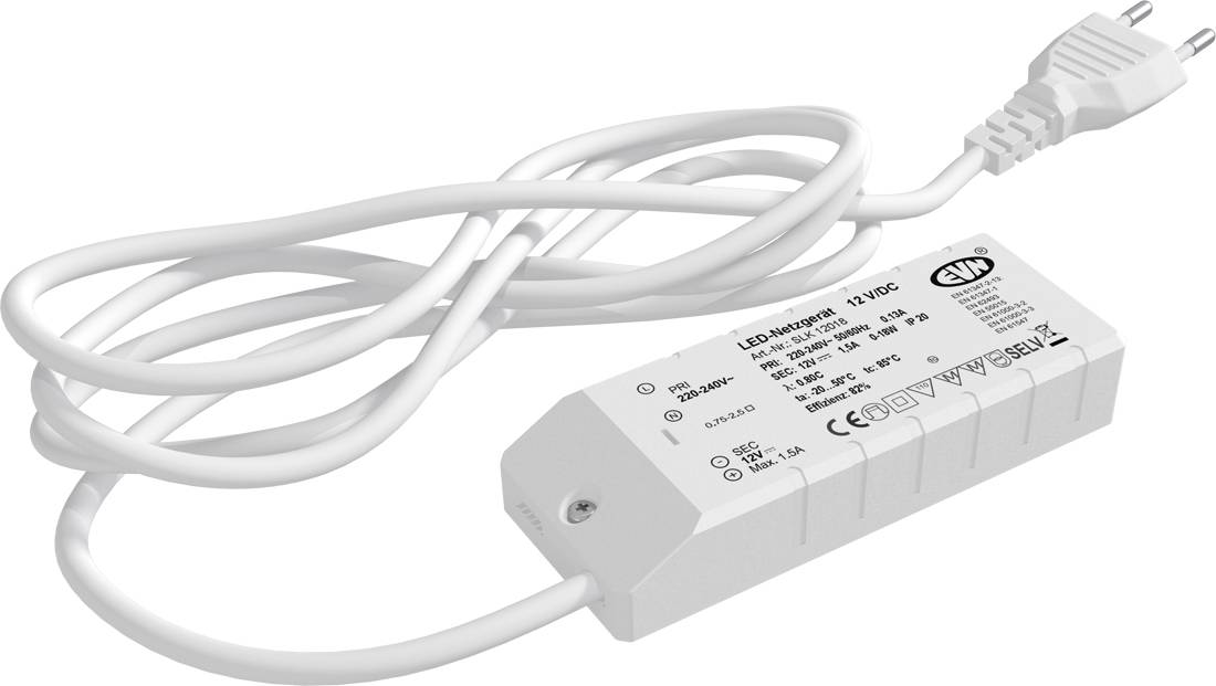 EVN SLK12018 LED-Trafo Konstantspannung 12 V/DC 1St.