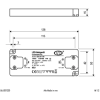 EVN SLK201220 LED-Trafo Konstantspannung 12 V/DC 1St. EVN SLK201220 LED-Trafo Konstantspannung 12 V/DC 1St.