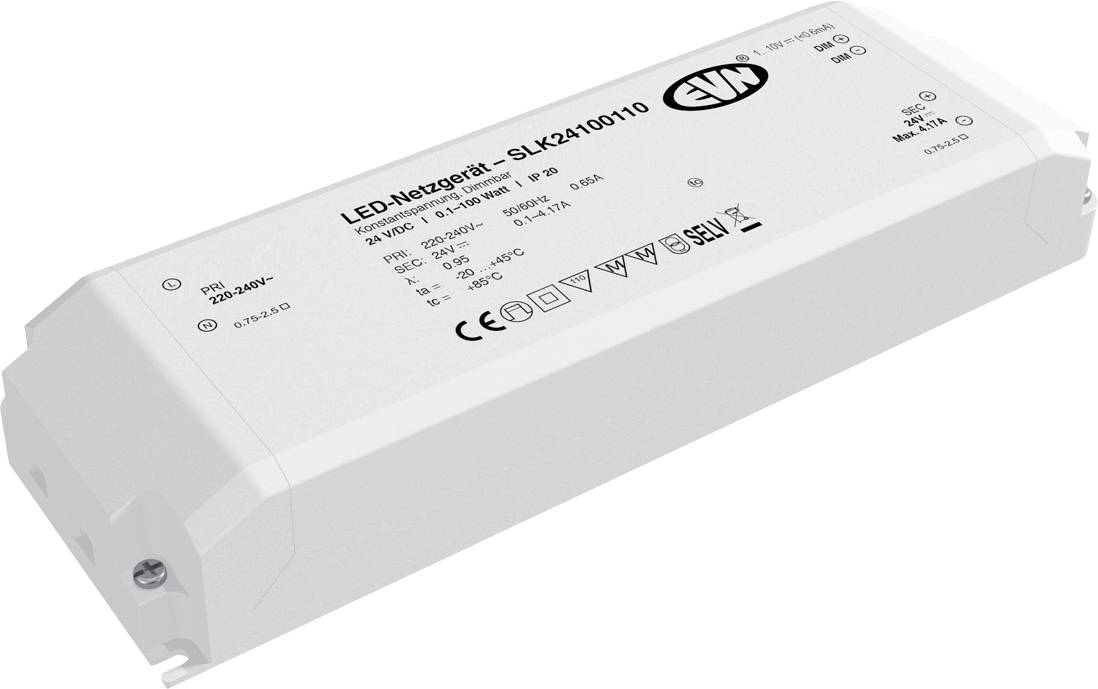 EVN SLK24100110 LED-Trafo Konstantspannung 12 V/DC dimmbar 1St.