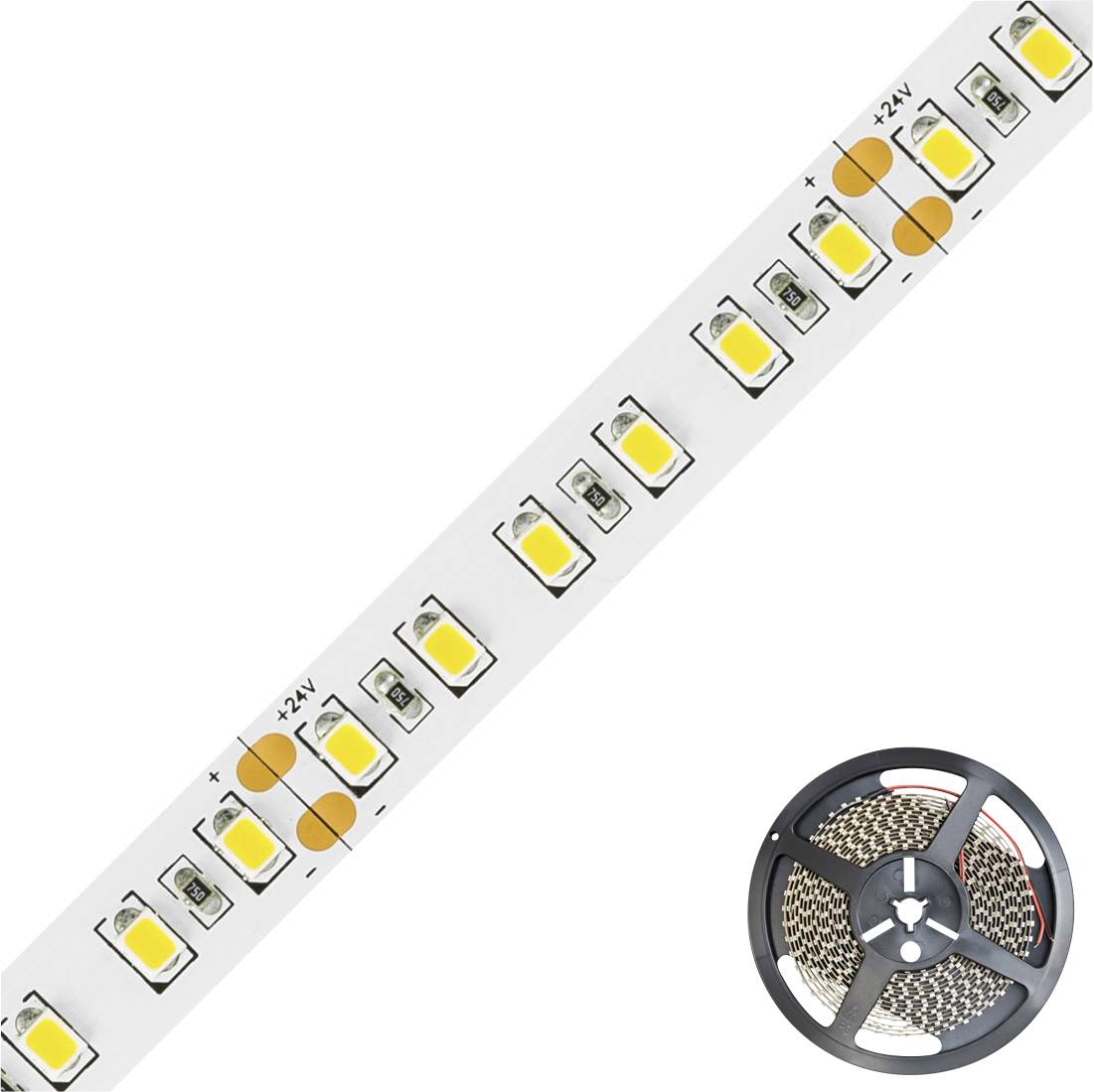 EVN STR20241202827 LED-Streifen EEK: F (A - G) mit offenem Kabelende 24V 5m Warmweiß 1St.