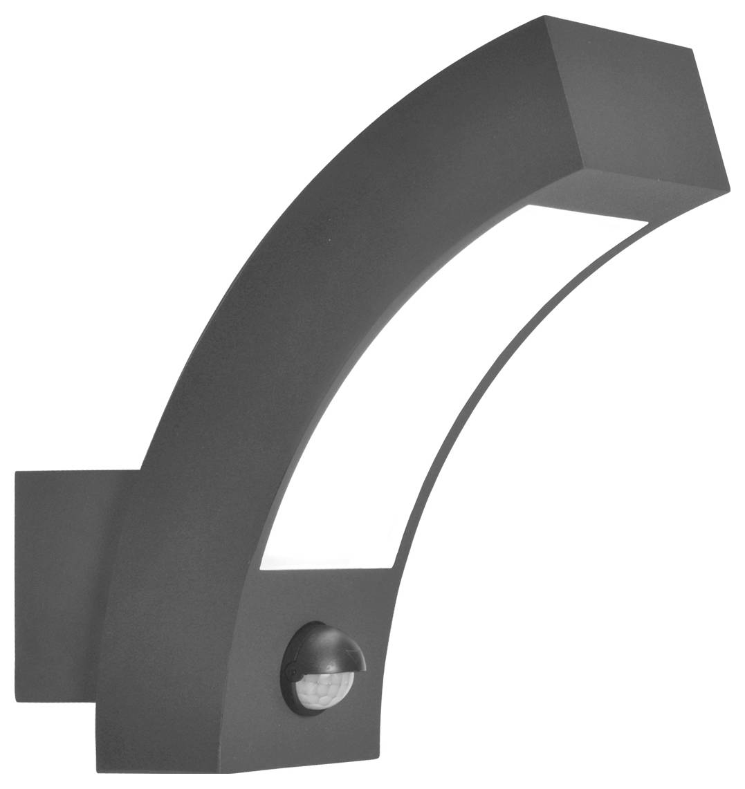 EVN WL54021502S WL54021502S LED-Außenwandleuchte mit Bewegungsmelder 5.5W Anthrazit