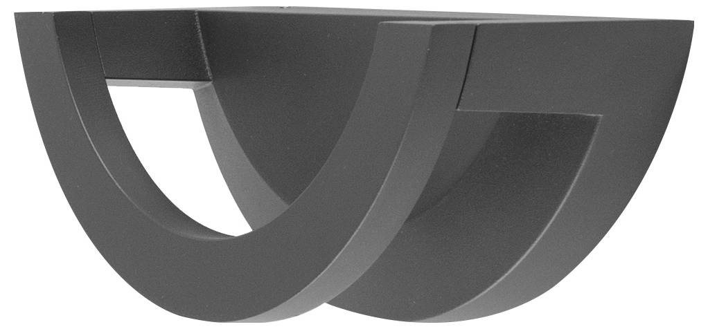 EVN WLA65101602 WLA65101602 LED-Wandleuchte 8W Anthrazit