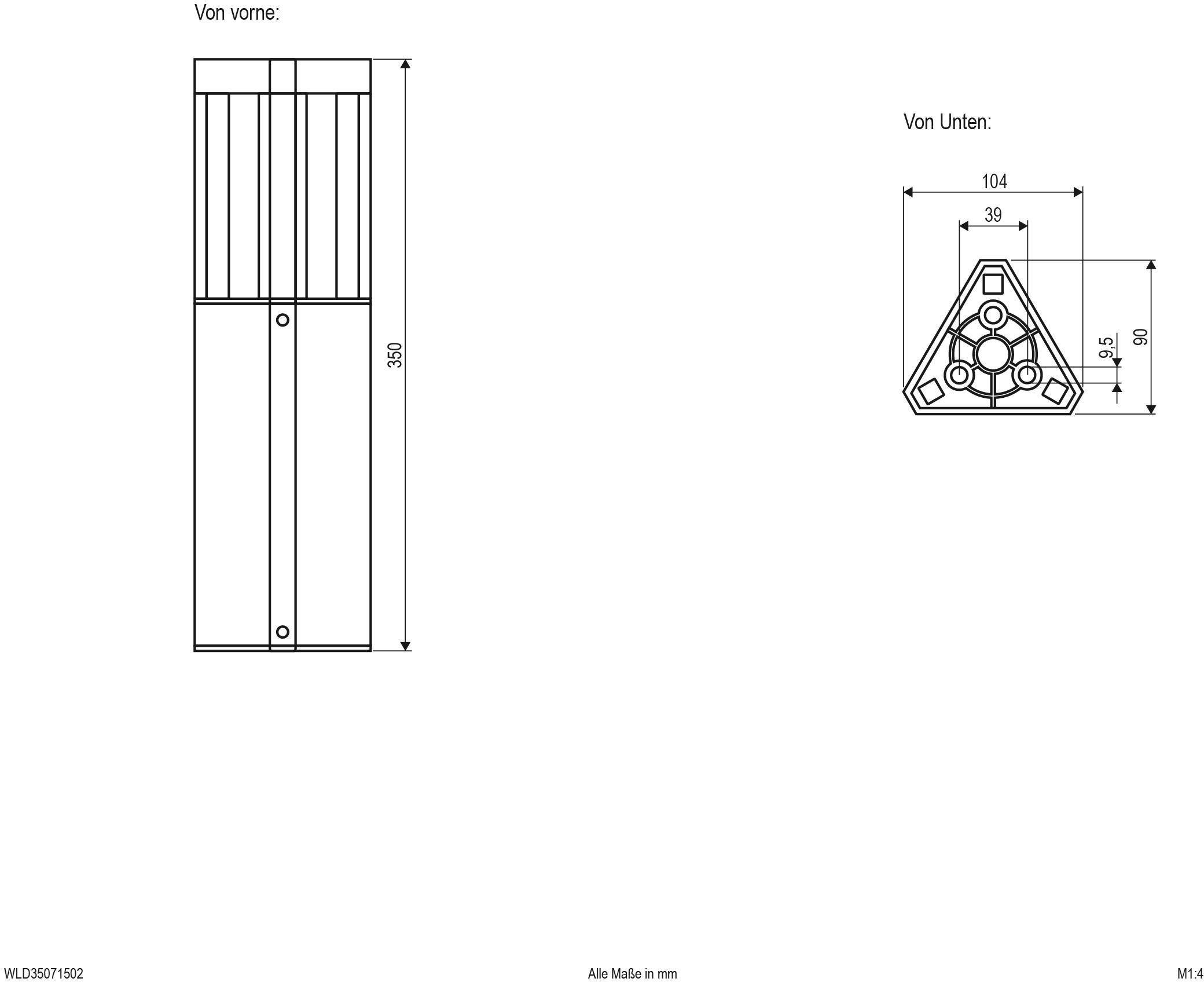 EVN WLD35071502 LED-Außenstandleuchte 7W Anthrazit