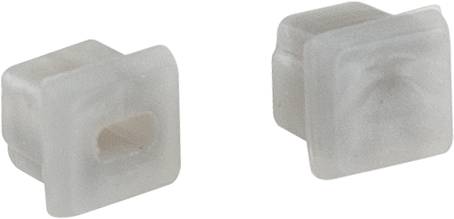 EVN FLAT6PAK-SET Profil-Endkappe (L x B) 7mm x 7.80mm 1St.