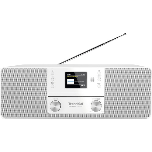 TechniSat DIGITRADIO 370 CD IR Tischradio DAB+, DAB, UKW, Internet WLAN, Bluetooth®, CD, USB, Internetradio Inkl. Fernbedienung