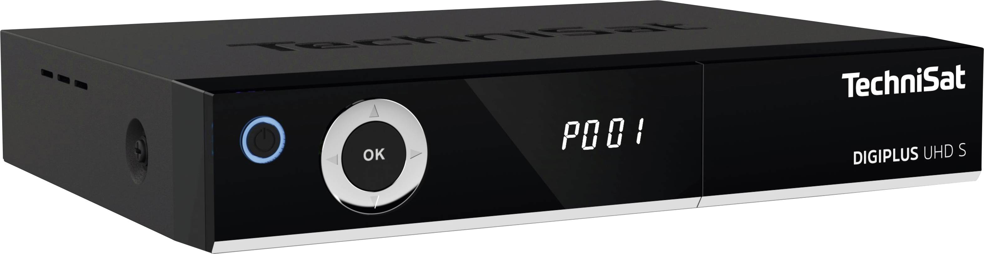 TechniSat DIGIPLUS UHD S SAT-Receiver Ethernet-Anschluss, CI+ Schacht, WLAN-fähig, Ultra HD, Twin Tuner Anzahl Tuner: 2