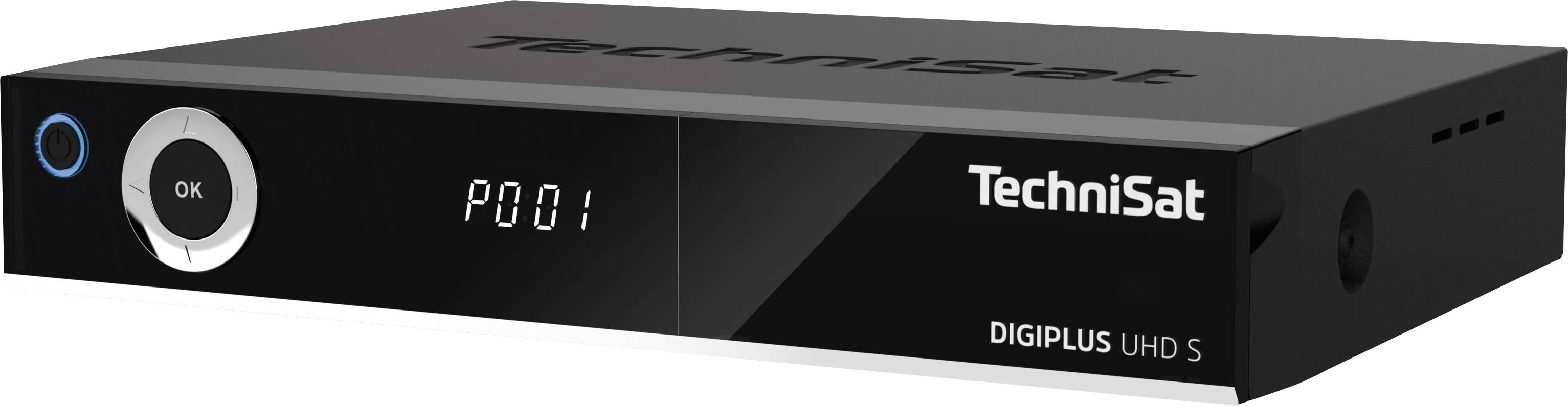 TechniSat DIGIPLUS UHD S SAT-Receiver Ethernet-Anschluss, CI+ Schacht, WLAN-fähig, Ultra HD, Twin Tuner Anzahl Tuner: 2