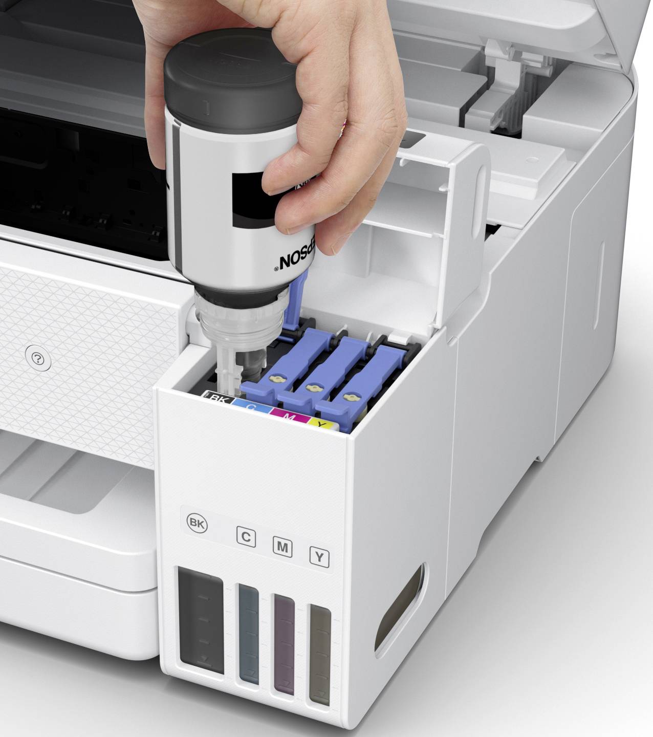 Epson EcoTank ET-4856 Multifunktionsdrucker Tintenstrahl Farbe A4 Drucker, Scanner, Kopierer, Fax ADF, Duplex, LAN, Tintentank-System, USB, WLAN