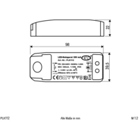 EVN PLK112 LED-Treiber Konstantstrom 350mA 1St. EVN PLK112 LED-Treiber Konstantstrom 350mA 1St.