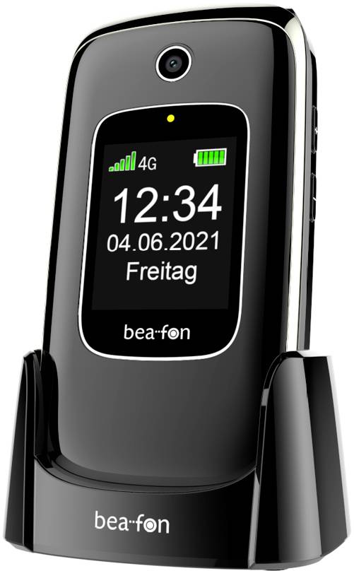 beafon SL880touch Senioren-Klapp-Handy SOS Taste Schwarz