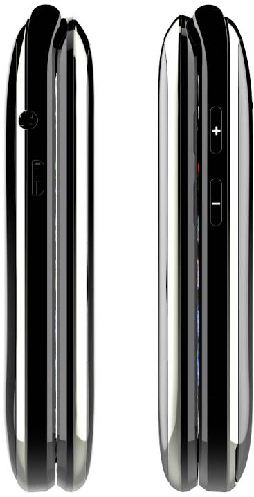 beafon SL880touch Senioren-Klapp-Handy SOS Taste Schwarz