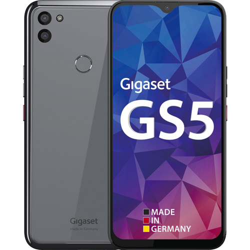 Gigaset GS5 Smartphone 128GB 16cm (6.3 Zoll) Titan-Grau Android™ 11 Dual-SIM