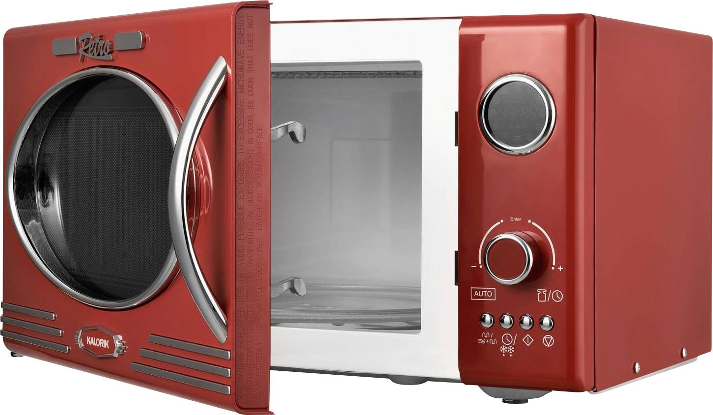 TKG Team Kalorik MW 2500 DG R Mikrowelle Rot 900W