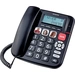 Emporia KFT20 Schnurgebundenes Seniorentelefon Freisprechen, für Hörgeräte kompatibel, Wahlwiederholung Beleuchtetes Display Schwarz Emporia KFT20 Schnurgebundenes Seniorentelefon Freisprechen, für Hörgeräte kompatibel, Wahlwiederholung Beleuchtetes Display Schwarz
