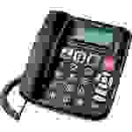 Emporia KFT20 Schnurgebundenes Seniorentelefon Freisprechen, für Hörgeräte kompatibel, Wahlwiederholung Beleuchtetes Display