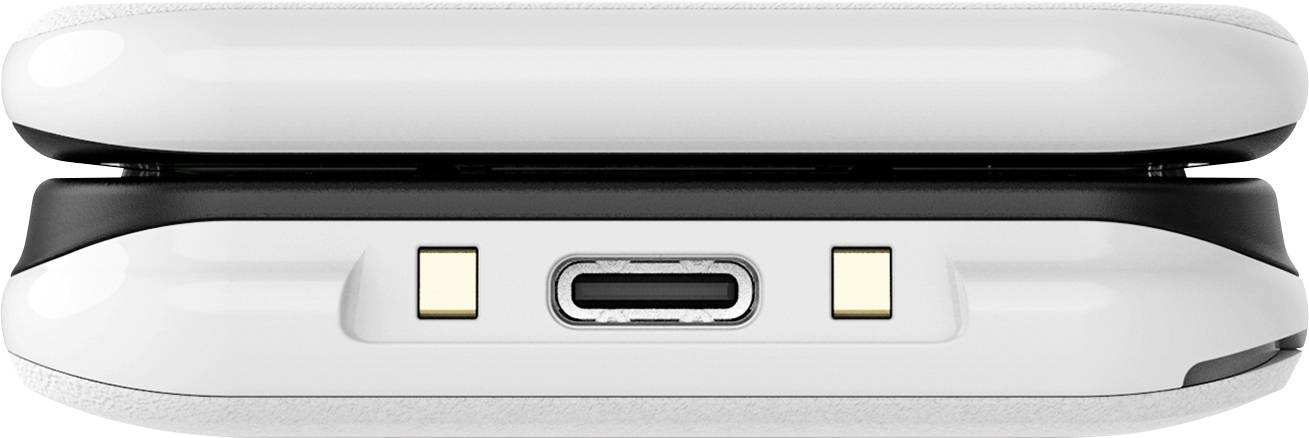 Emporia SIMPLICITYglam Senioren-Klapp-Handy IP54, mit Ladestation, SOS Taste, Spritzwassergeschützt Weiß