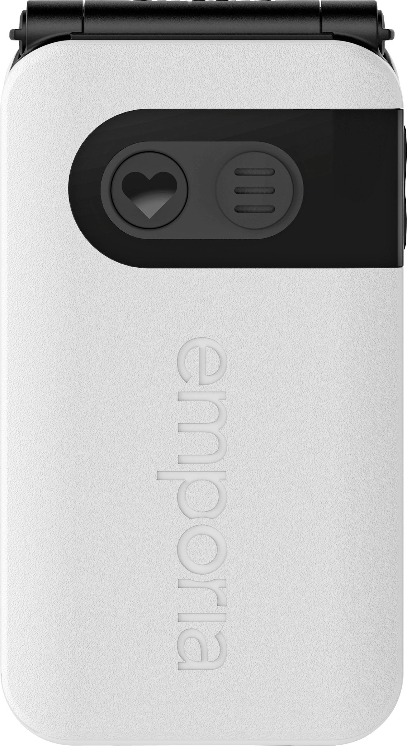 Emporia SIMPLICITYglam Senioren-Klapp-Handy IP54, mit Ladestation, SOS Taste, Spritzwassergeschützt Weiß