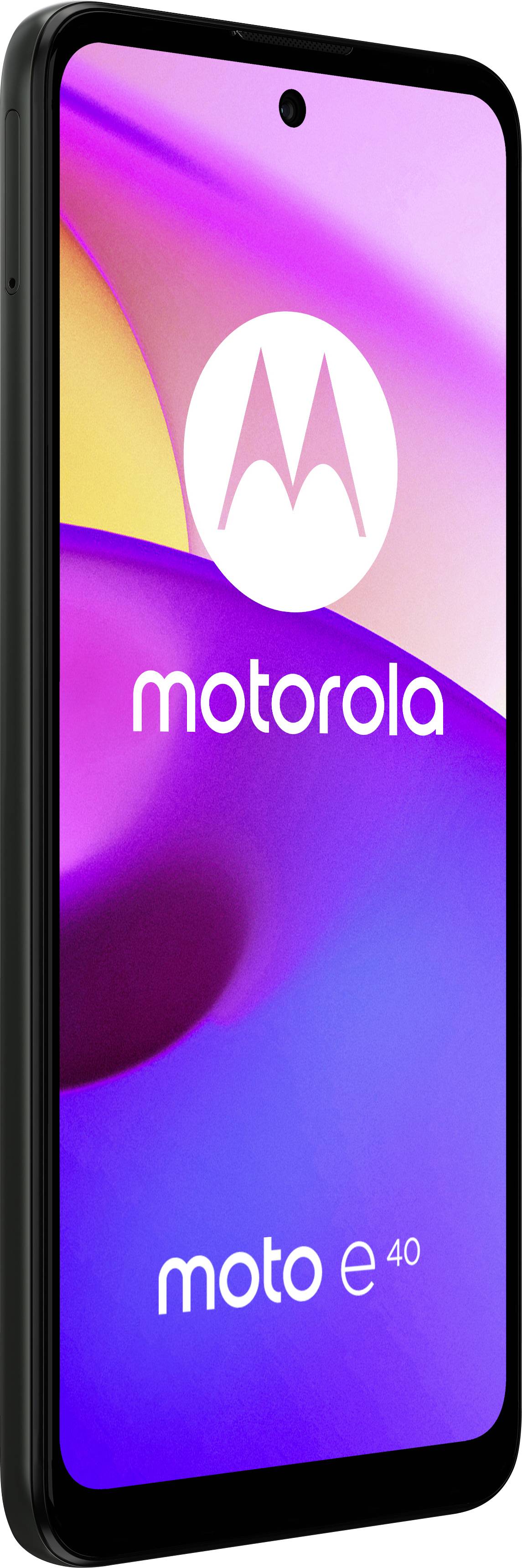 Motorola Moto E40 Smartphone 64GB 16.5cm (6.5 Zoll) Dunkelgrau Android™ 11 Dual-SIM