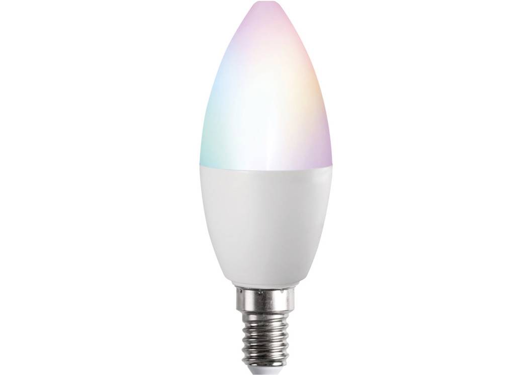 Kanlux LED-Leuchtmittel EEK: F (A - G) S C37 4,9W E14 RGBCCT E14 4.9W Kaltweiß, RGB, Warmweiß, Weiß