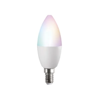 Kanlux LED-Leuchtmittel EEK: F (A - G) S C37 4,9W E14 RGBCCT E14 4.9W Kaltweiß, RGB, Warmweiß, Weiß Kanlux LED-Leuchtmittel EEK: F (A - G) S C37 4,9W E14 RGBCCT E14 4.9W Kaltweiß, RGB, Warmweiß, Weiß