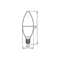 Kanlux LED-Leuchtmittel EEK: F (A - G) S C37 4,9W E14 RGBCCT E14 4.9W Kaltweiß, RGB, Warmweiß, Weiß Kanlux LED-Leuchtmittel EEK: F (A - G) S C37 4,9W E14 RGBCCT E14 4.9W Kaltweiß, RGB, Warmweiß, Weiß
