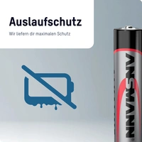 Ansmann Micro AAA LR03 100er Box Micro (AAA)-Batterie Alkali-Mangan 1.5V 100St. Ansmann Micro AAA LR03 100er Box Micro (AAA)-Batterie Alkali-Mangan 1.5V 100St.
