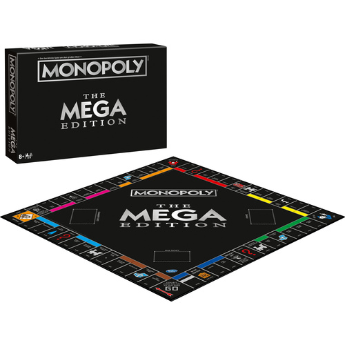Winning moves MONOPOLY - BLACK MEGA EDITION 46226