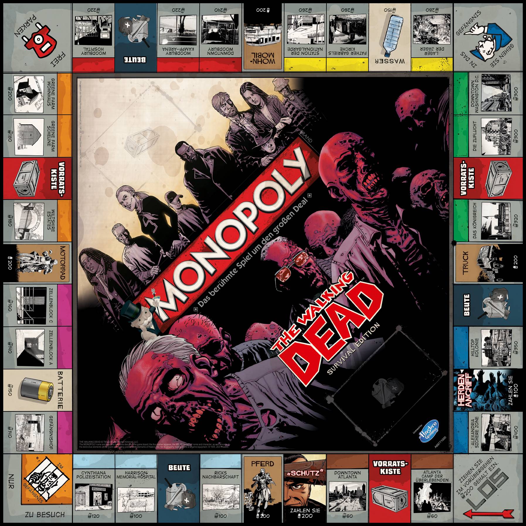 winning moves MONOPOLY - THE WALKING DEAD 43287