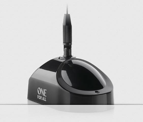 One For All SV 9311-5G Passive DVB-T/T2-Stabantenne Innenbereich Schwarz