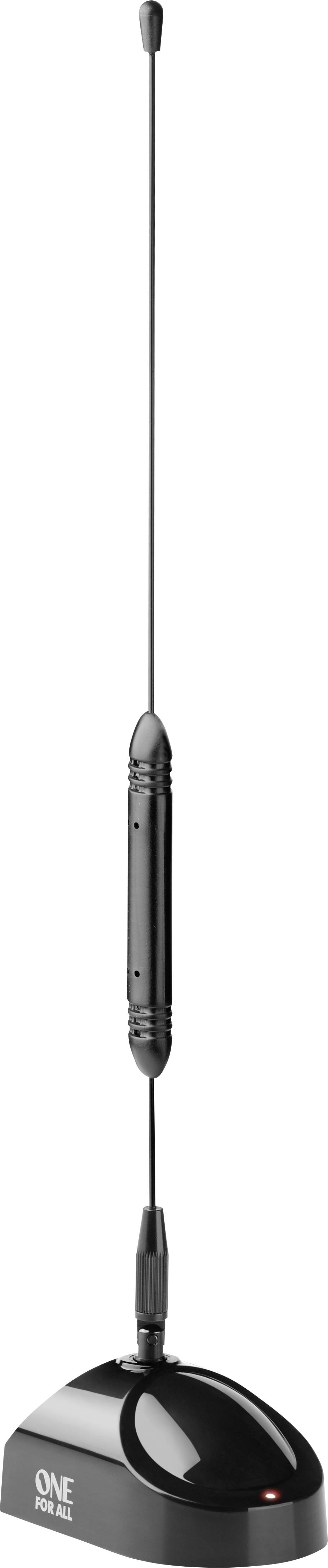 One For All SV 9311-5G Passive DVB-T/T2-Stabantenne Innenbereich Schwarz