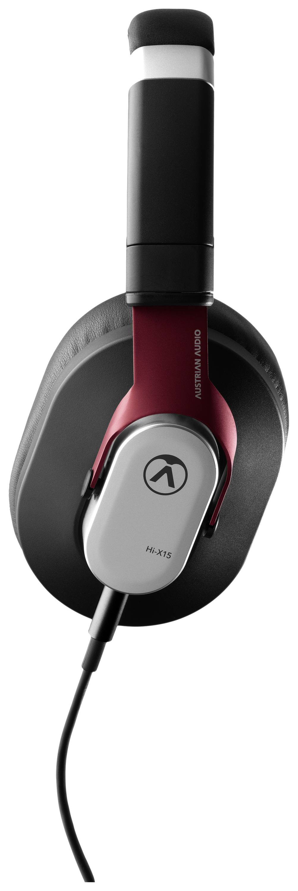 Austrian Audio Hi-X15 Over Ear Kopfhörer kabelgebunden Schwarz Faltbar, Schwenkbare Ohrmuscheln HiFi