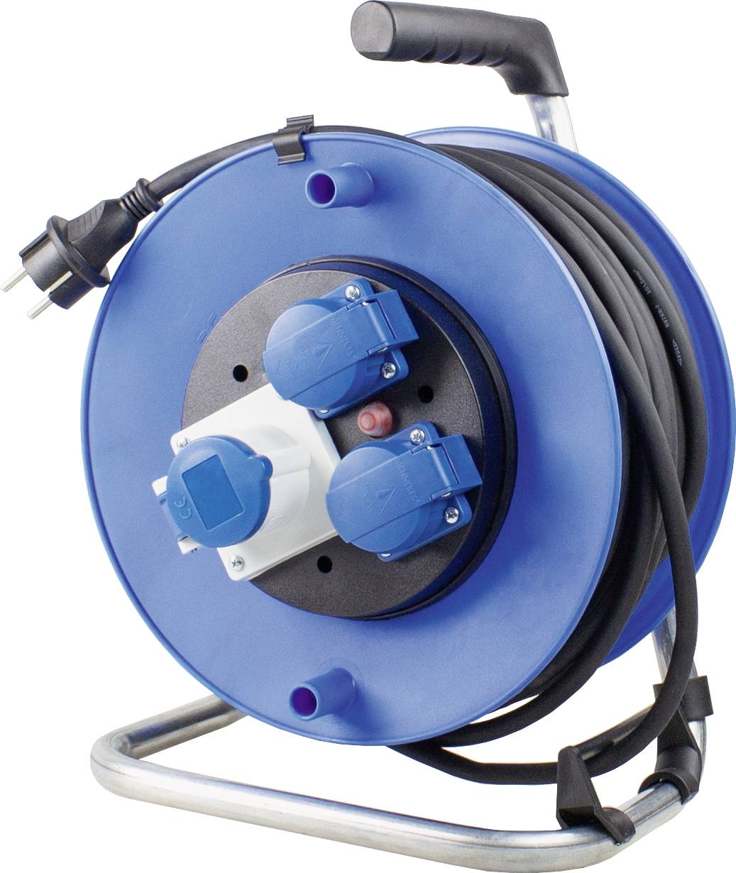 AS Schwabe 10173 Kabeltrommel 25m Schutzkontakt-Stecker