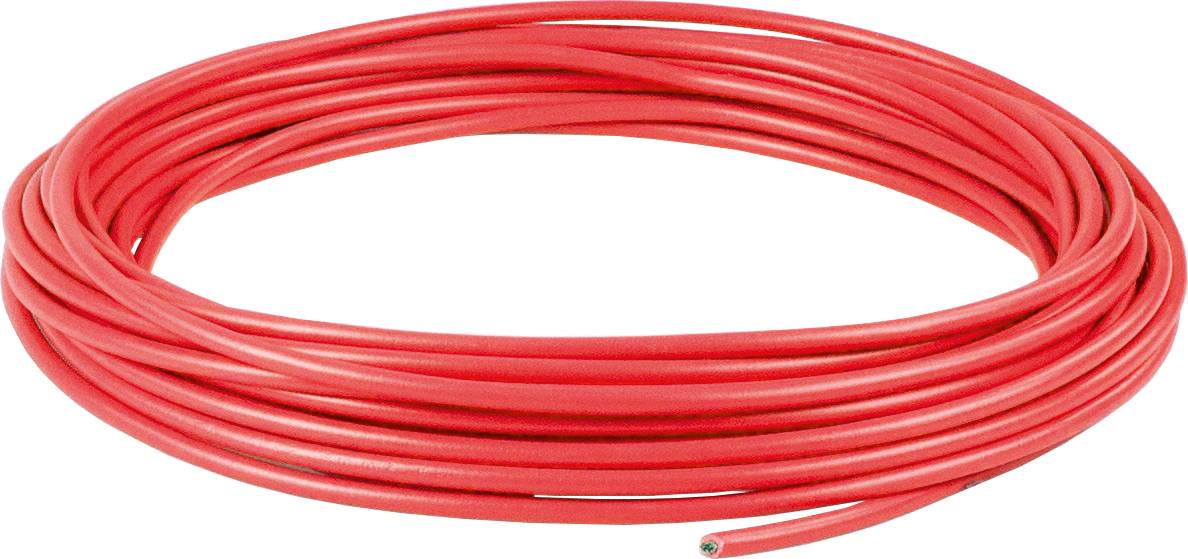 AS Schwabe 30041 Anschlussleitung 1 x 1.5mm² Rot 5m