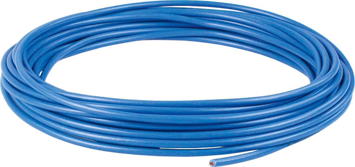 AS Schwabe 30045 Anschlussleitung 1 x 6mm² Blau 5m