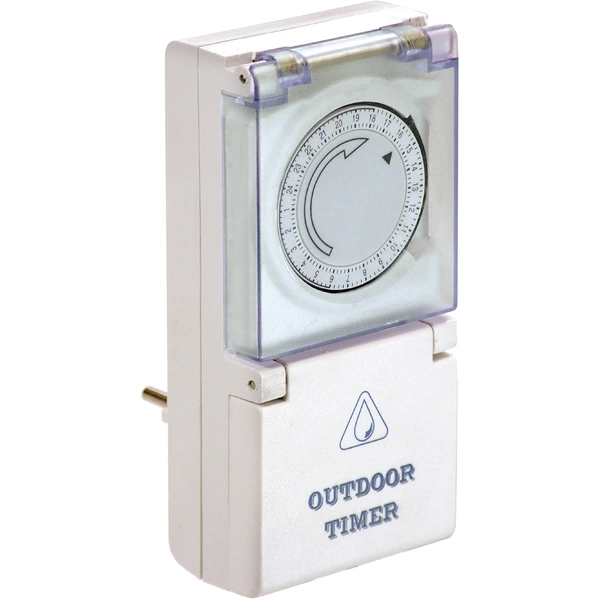 AS Schwabe 24031 Steckdosen-Zeitschaltuhr analog Tagesprogramm 3500 W IP44 AS Schwabe 24031 Steckdosen-Zeitschaltuhr analog Tagesprogramm 3500 W IP44