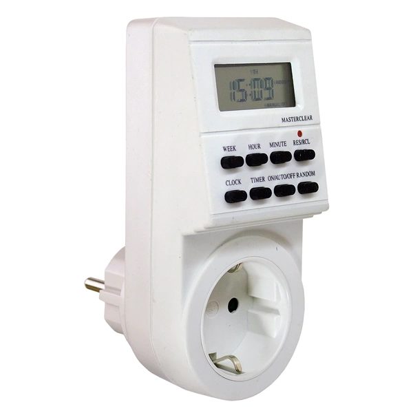 AS Schwabe 24032 Steckdosen-Zeitschaltuhr digital Wochenprogramm 3500W IP20 AS Schwabe 24032 Steckdosen-Zeitschaltuhr digital Wochenprogramm 3500W IP20
