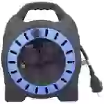 AS Schwabe 16151 Kabelabroller 15m Schwarz Schutzkontakt-Stecker AS Schwabe 16151 Kabelabroller 15m Schwarz Schutzkontakt-Stecker