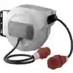 AS Schwabe 12649 Wandkabeltrommel 15 m Schwarz CEE-Stecker 16 A 5polig AS Schwabe 12649 Wandkabeltrommel 15 m Schwarz CEE-Stecker 16 A 5polig