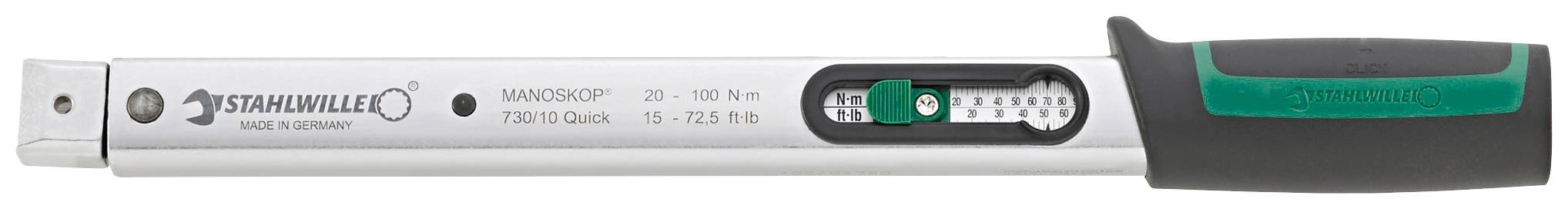 Stahlwille 730/10 QUICK 50184010 Drehmomentschlüssel kalibriert (ISO) 20 - 100 Nm
