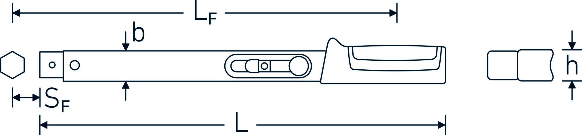Stahlwille 730/10 QUICK 50184010 Drehmomentschlüssel kalibriert (ISO) 20 - 100 Nm