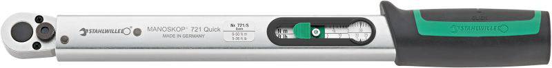 Stahlwille 721/5 QUICK 50204005 Drehmomentschlüssel kalibriert (ISO) 6 - 50 Nm